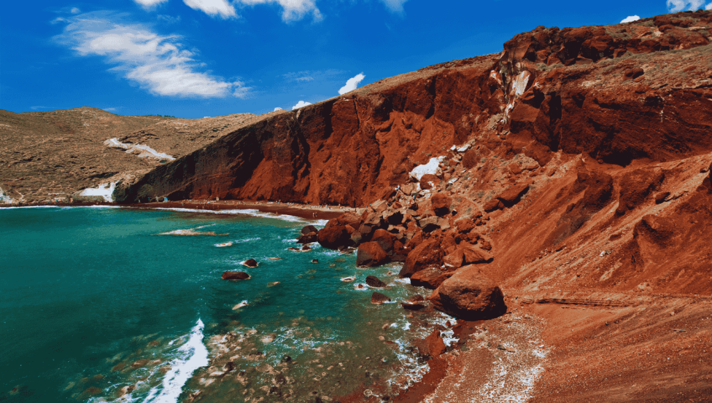 Crvena plaža, Santorini