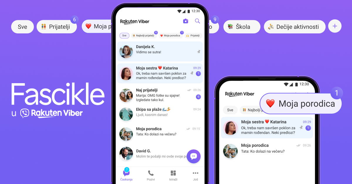 Viber Fascikle za prepiske