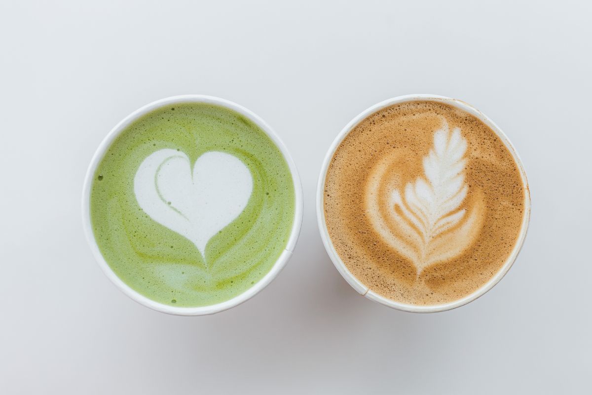 Matcha čaj i kafa