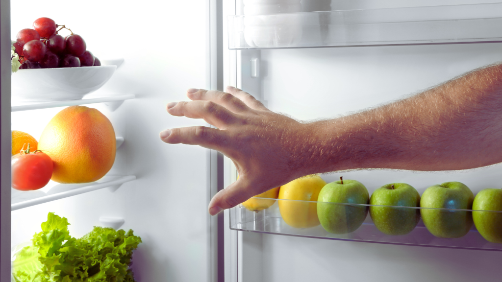 food from the refrigerator