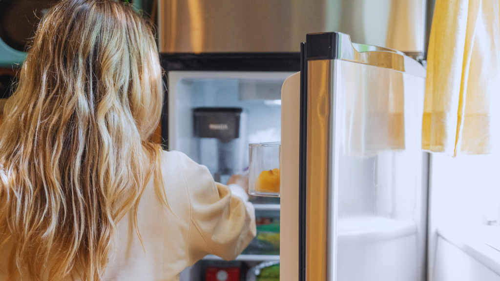 food from the refrigerator