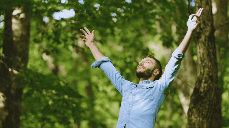 happy man