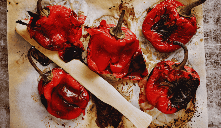guljenje pečene paprike