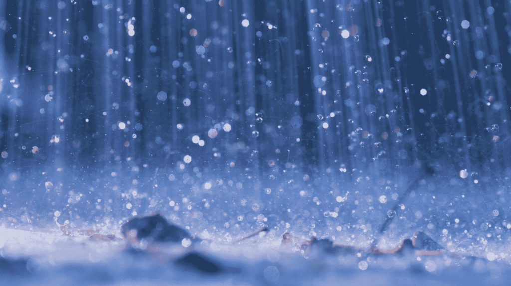 The sound of rain