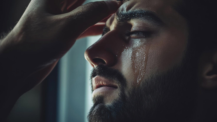 muškarci i plakanje