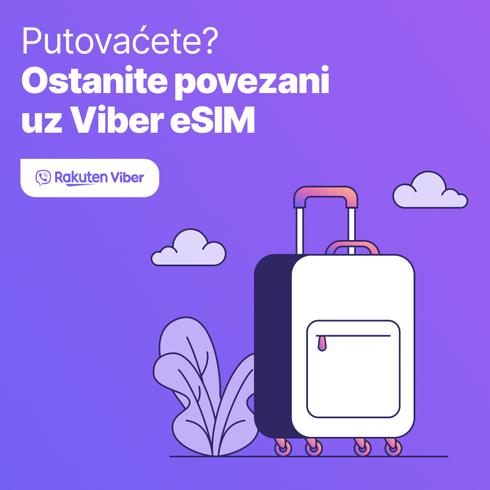 eSIM uslugu za putovanja
