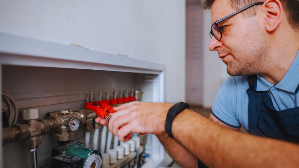 Heating boiler maintenance