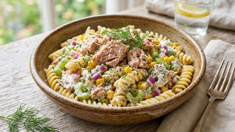kremasta salata od tune i testenine