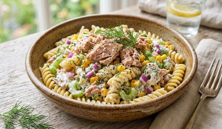 kremasta salata od tune i testenine