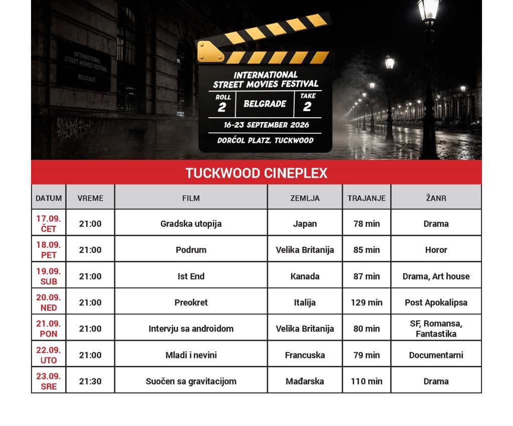 FESTIVAL ULIČNIH FILMOVA